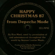 Depeche Mode Christmas Card - 1987